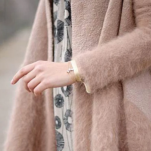 Женский модный ювелирный подарок Bluelans позолоченный браслет с простой подвеской