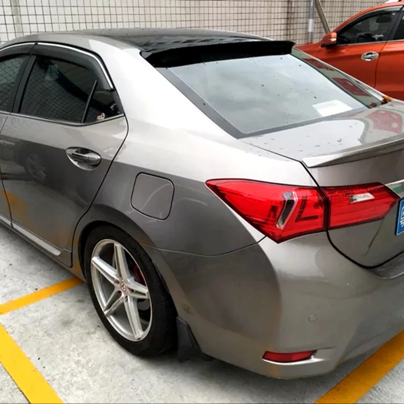 Автомобильные аксессуары для Toyota Corolla ABS пластик задний спойлер праймер цвет украшение в виде хвостового крыла