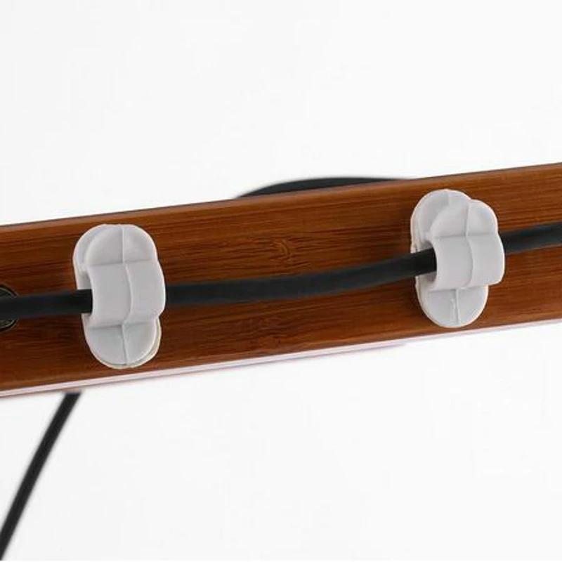 10pcs Cable Winder Earphone Organizer Desktop Wire Storage Charger Cord Holder Clip For MP3 MP4 Mouse Winding Thread | Электроника