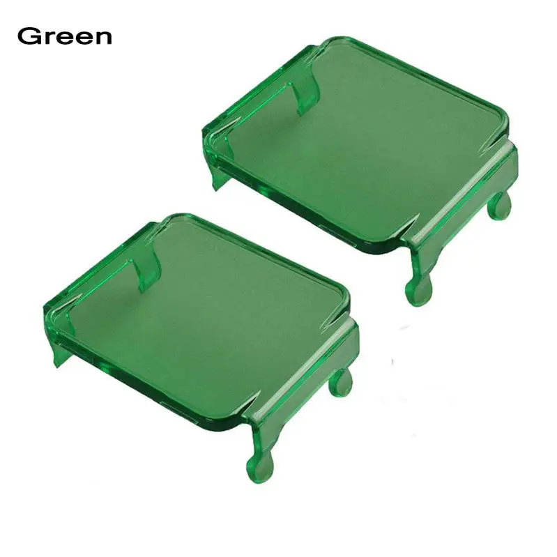 2pc green cover 3 дюйма 18 Вт светодиодный рабочий светильник светодиодный бар внедорожный 4x4 atv точечный прожектор противотуманный светильник для мотоцикла Трактор Лодка внедорожный грузовик внедорожник - Цвет: 2pc green cover