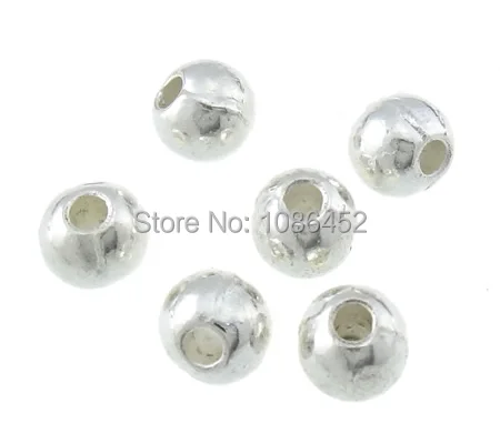 Free shipping!!!Zinc Alloy Jewelry Beads 2014 new men with Round platinum color plated nickel lead &amp cadmium free 4mm | Украшения и