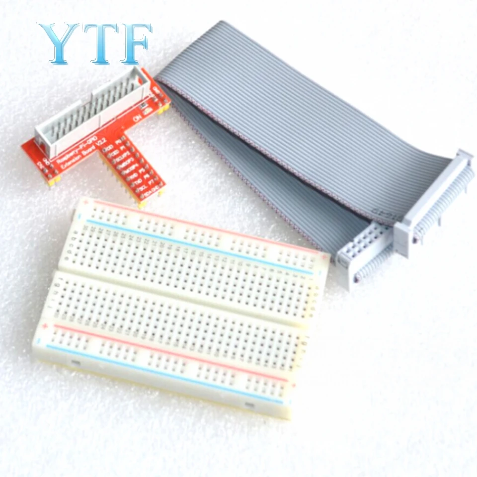 Raspberry Pi 2 3 B+ расширенный комплект DIY(разъем+ Премиум 400 отверстие Макет+ пластина переходника GPIO