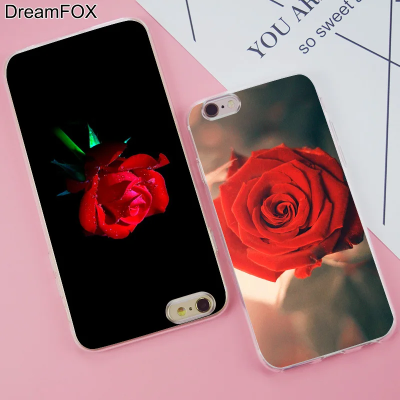DREAMFOX K180 rosas de цветной Мягкий ТПУ силиконовый чехол для Apple iPhone 11 Pro X XR XS Max 8 7 6 6S Plus 5 5S
