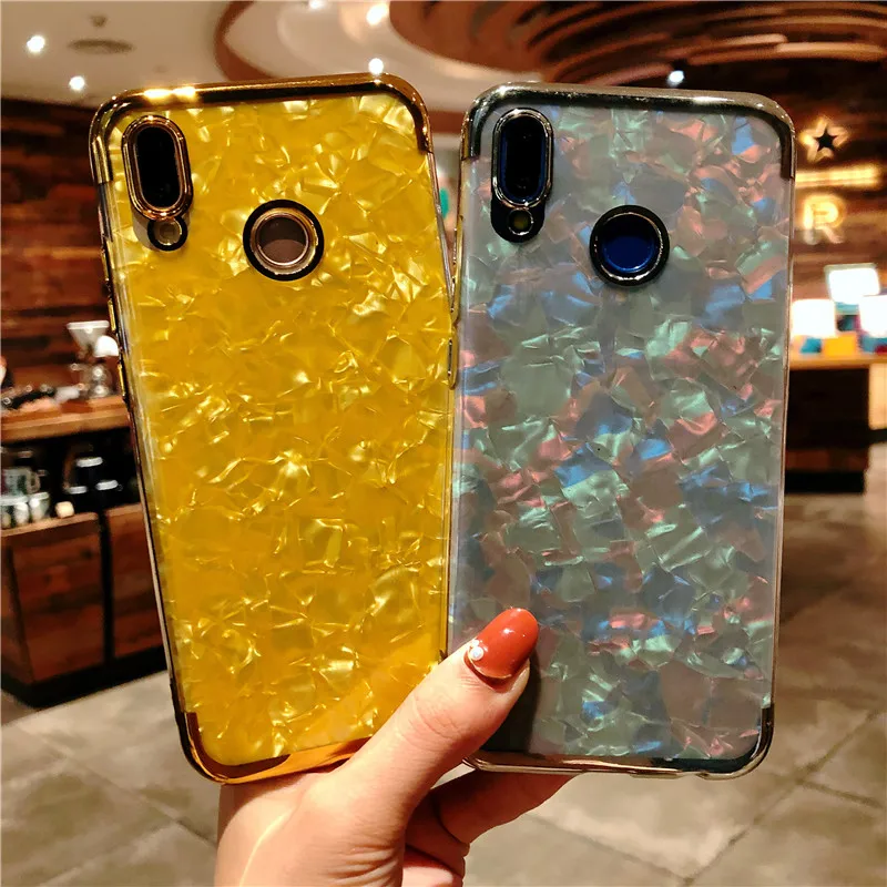 Glitter Marble Silicone Case For Huawei P20 Pro Cover P30 Lite P10 Mate 20 10 Honor Play P Smart Plus Y6 Y7 2019 |