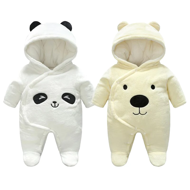 Новая детская одежда зимний комбинезон для новорожденных хлопковый + флисовый