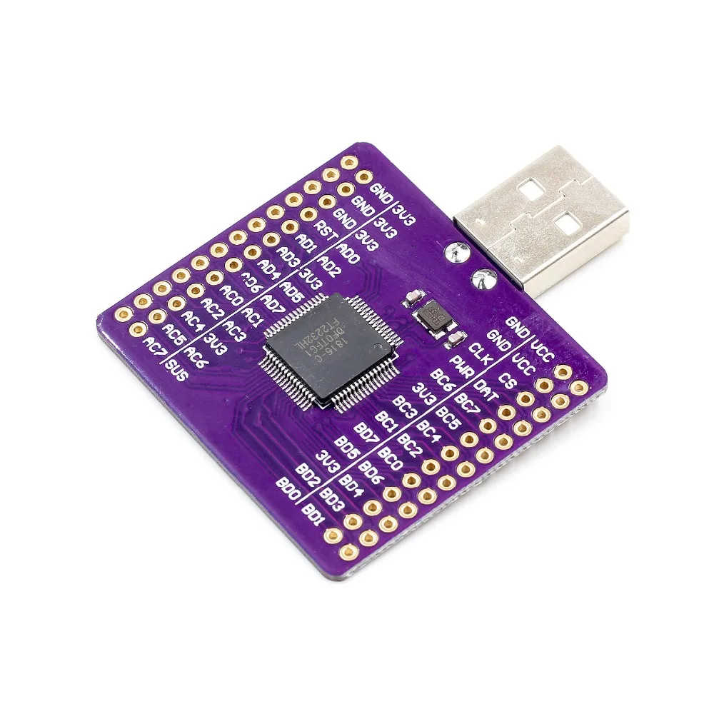FT2232HL USB к UART FIFO SPI I2C JTAG RS232 модуль|Интегральные схемы| |