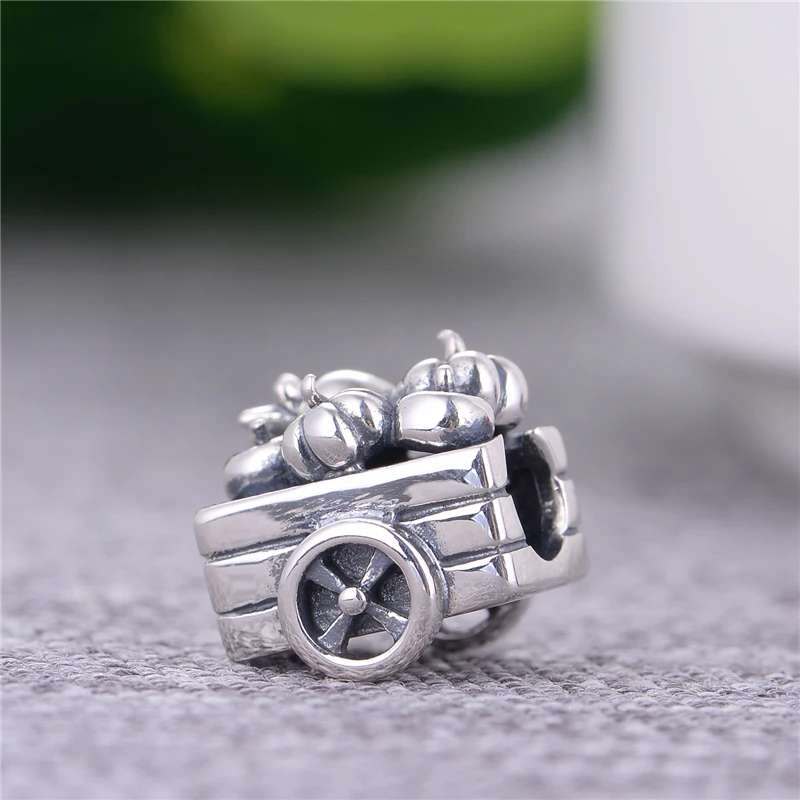 Европейский стиль Joyeria Tailandesa 925 пробы серебряные подвески в виде тыквы подходят для серебряных браслетов-китайский бренд ювелирные изделия gw T170-30