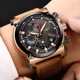 Relogio Masculino LIGE Chronograph Mens Watches Business Top Luxury Brand WristWatches Men Leather Waterproof Sport Quartz Watch Other Image