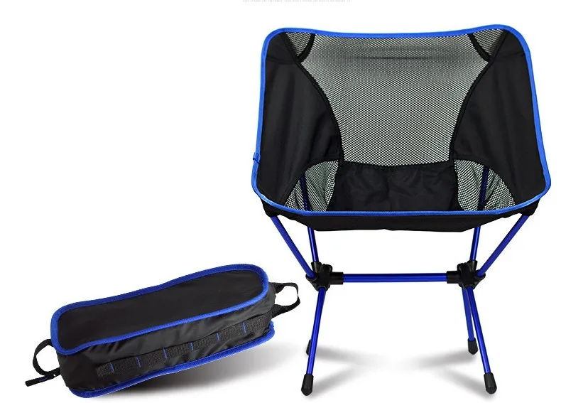 Online Açık Katlanır Sandalye Taşınabilir Ultra Hafif Ay Havacılık Alüminyum Alaşım Balıkçı Taburesi Eğlence Turizm Sırt Çantası