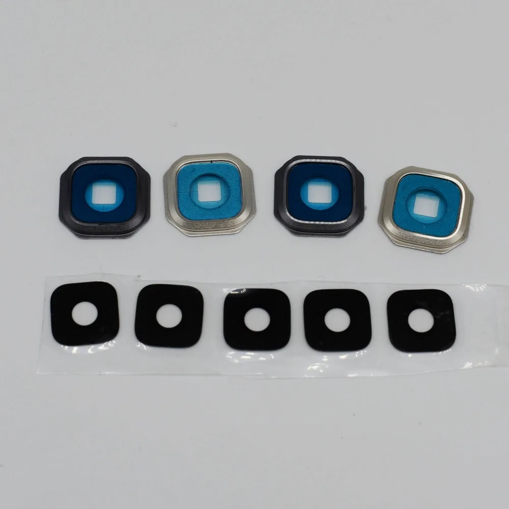 10 шт. оригинальный держатель для объектива задней камеры с настоящим стеклом Samsung