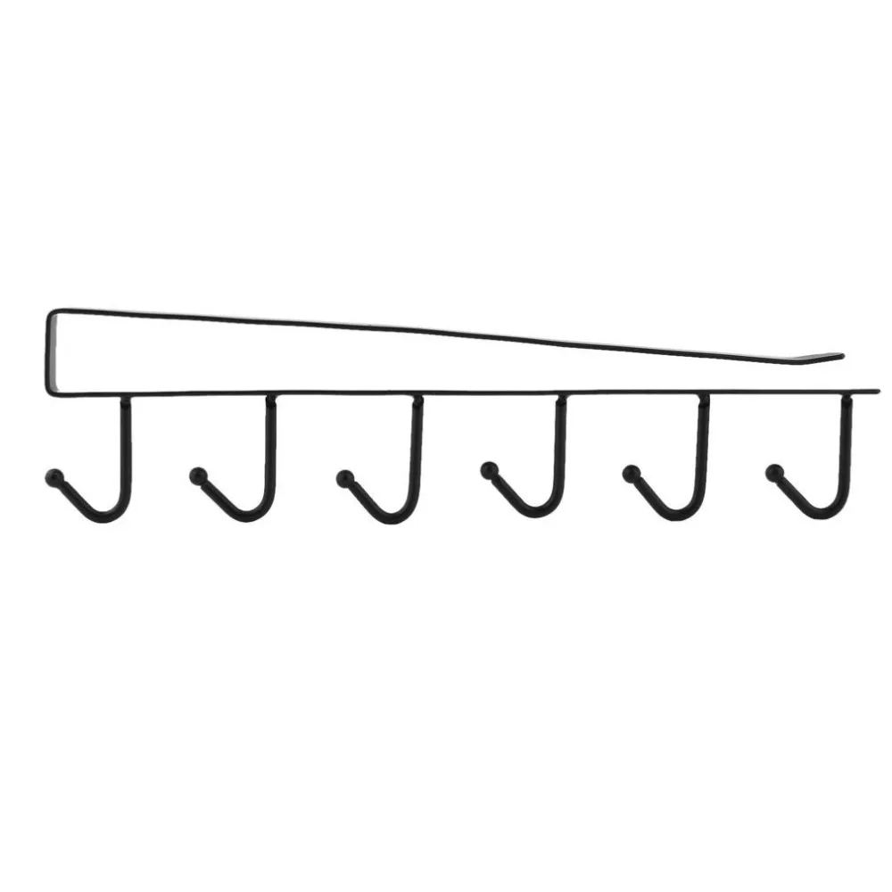 Многофункциональная стойка с 6 крюками для ванной комнаты 1 шт. вешалка одежды