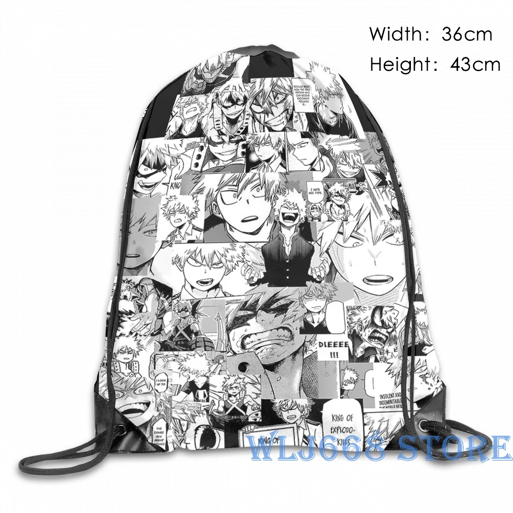 Наплечные сумки с забавным графическим принтом женский рюкзак Bakugou Katsuki Collage на