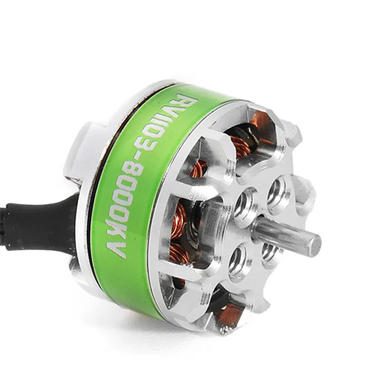 Aokfly rv1103 1103 8000kv 15000kv 1-3 S бесщеточный Двигатель черный для 80-100 мм RC Камера Drone