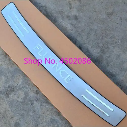 Защитный порог заднего бампера из нержавеющей стали для Renault Fluence 2011 2012 2013 2014 2015 2016