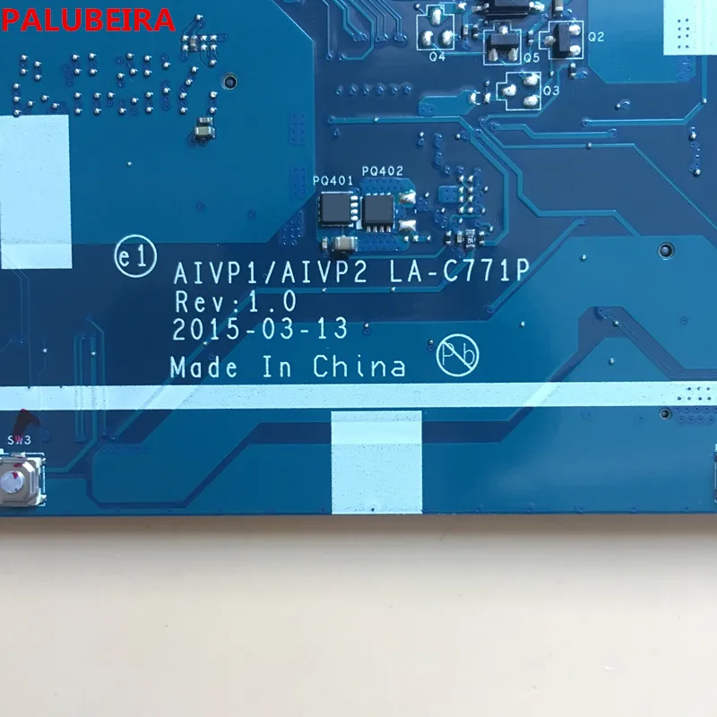 Материнская плата для Lenovo 100 14IBY AIVP1/AIVP2 LA C771P SR1YJ (для процессора intel) материнская