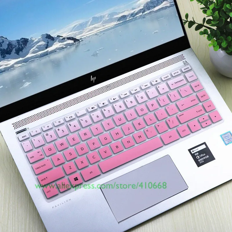 Силиконовая клавиатура протектор кожного покрова для hp Pavilion x360 14 дюймов 14M-BA011DX 14M-BA013DX X 360 2-в-1 Сенсорный экран ноутбука