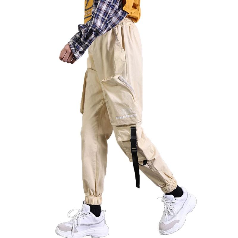 Khaki Повседневные женские брюки карго/брюки/размера плюс pantalon femme/mujer брюки/большие размеры/женские/с высокой талией рабочие/брюки для женщин - Цвет: Khaki