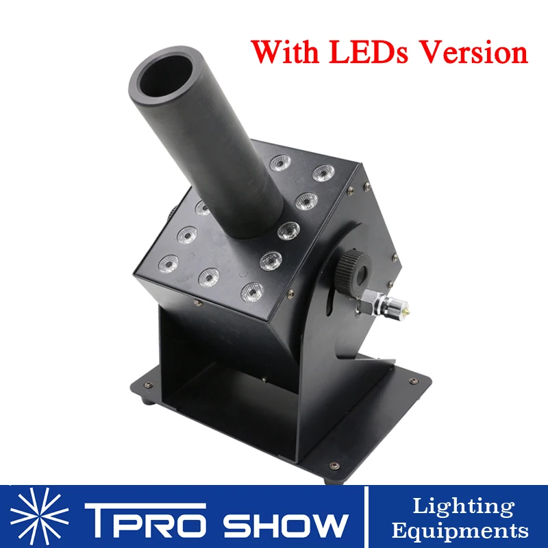 Old LED Version CO2 Cannon RGB светодиодный красочный холодный туман Колонка сценический эффект машина мульти угол крио Co2 инструмент-клапан Jet Blaster Dmx управление для DJ Live Show - Цвет: Old LED Version