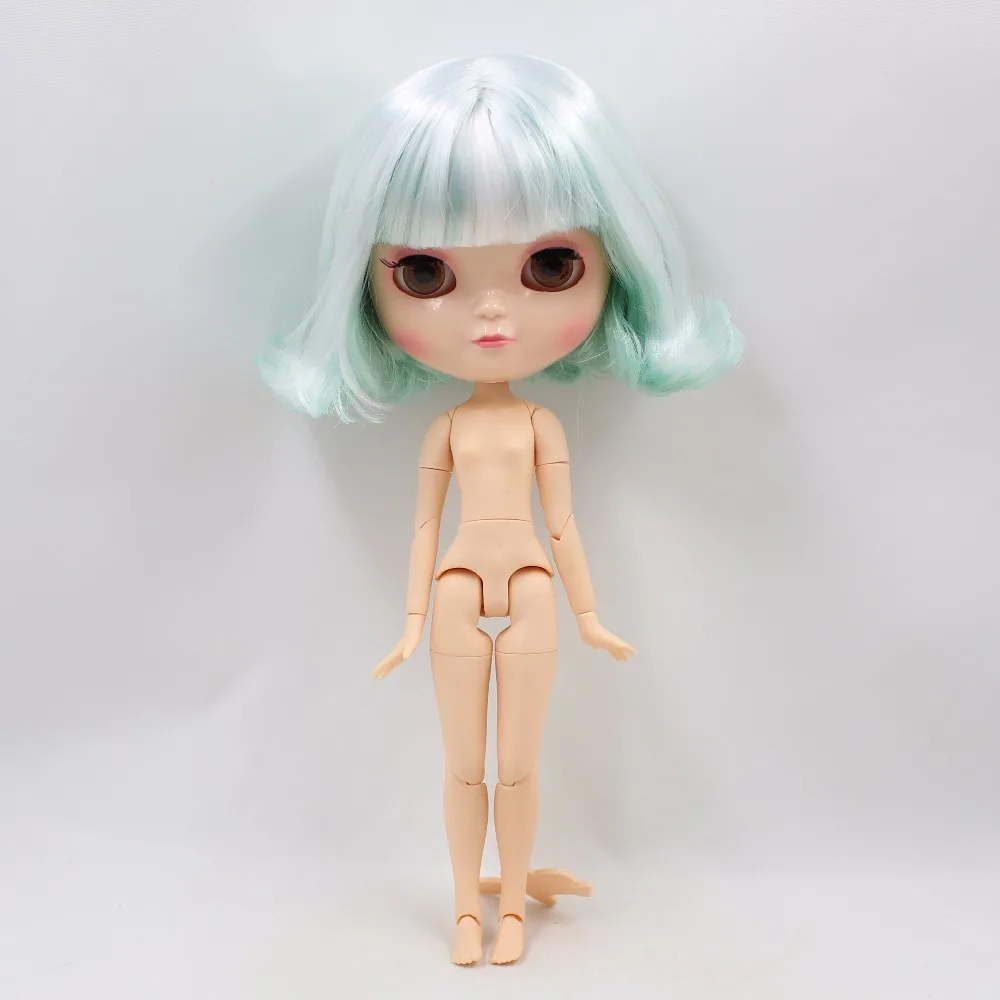Кукла ICY DBS с белой кожей короткие белые Мятные волосы азон тело 1/6 30 см