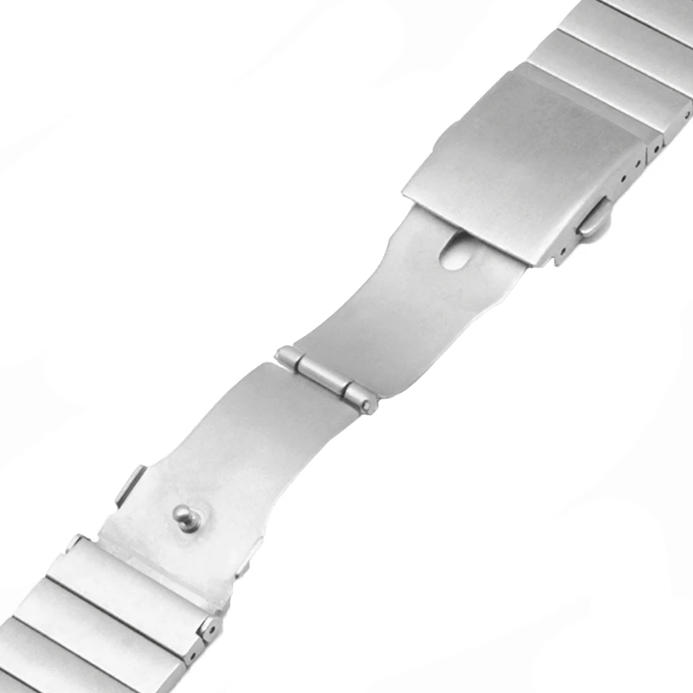 Stainless Steel Watch Band 22mm 23mm for Longines L2 L3 L4 Master Flagship Conquest Folding Clasp Strap Loop Wrist Belt Bracelet