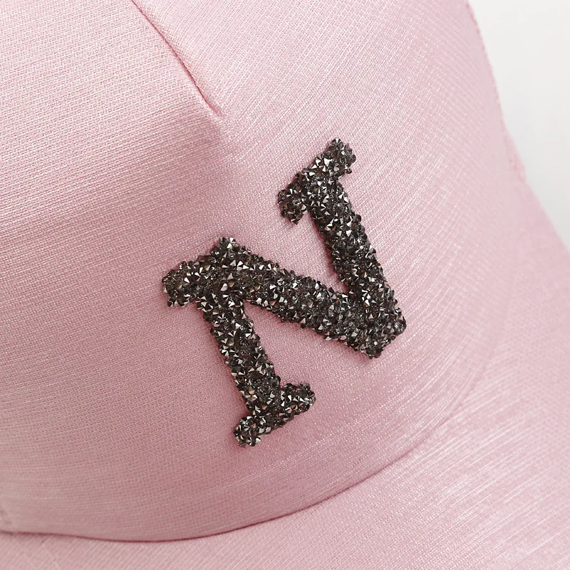2018 летняя сетчатая бейсболка с бриллиантами N хип хоп Snapback шляпа кольцами для