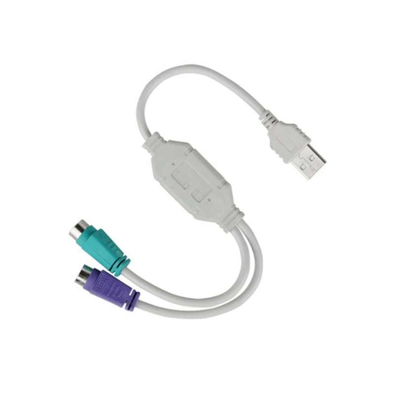New USB Port Converter Male to PS/2 Keyboard Mouse Female Adapter For PlayStation2 PS2 Game Component PC Sony | Электроника