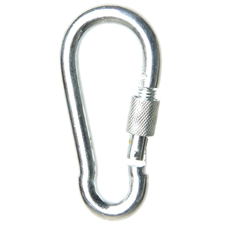 

P27 outdoor mountaineering safety steel buckle lock master lock lock safety strap steel screw Safety master lock Steel buckle