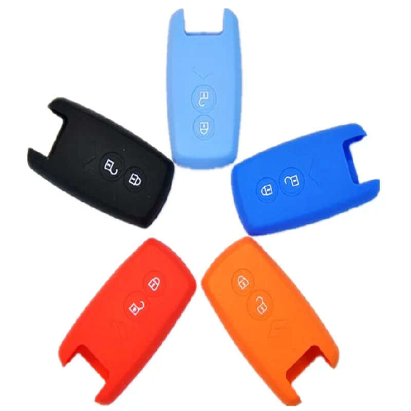 Чехол для ключей автомобиля силиконовый 2 кнопочный чехол Suzuki Swift SX4 брелка с