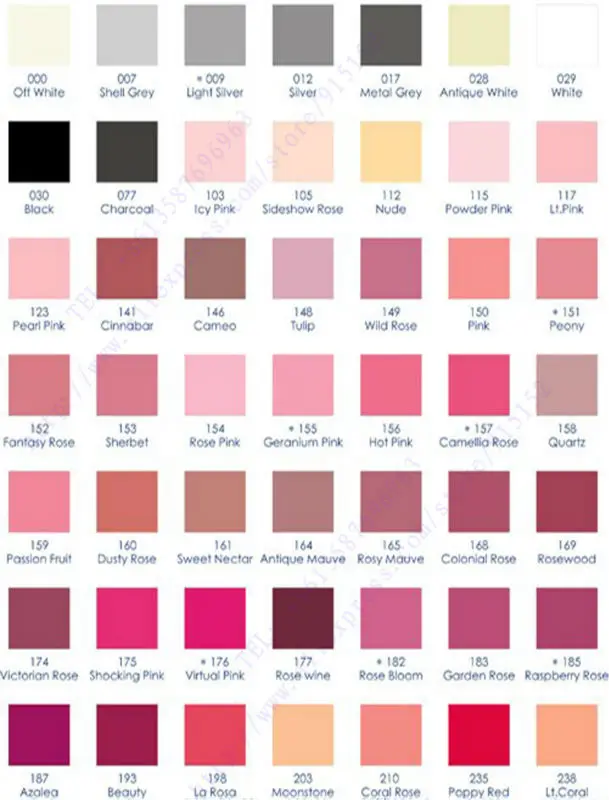 Бесплатная доставка цветная карта 16 мм 196 цветов шаблон для окрашивания