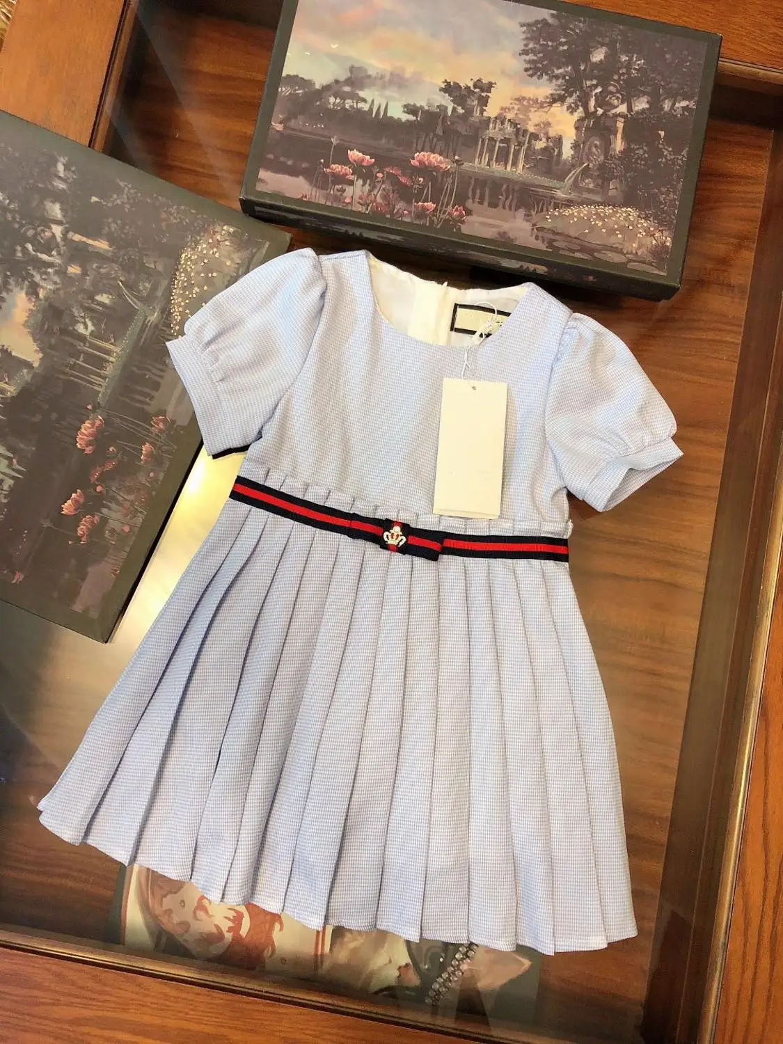 Roimyal Wholesale 2019 summer new style cotton cool comfortable short-sleeved dress 3-8 years old girl party | Детская одежда и