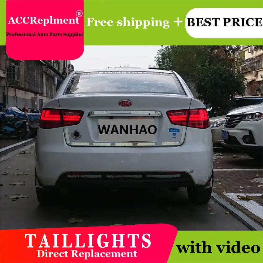 

4PCS Car Styling for Kia Forte Taillights 2010-2013 for Forte LED Tail Lamp+Turn Signal+Brake+Reverse LED light