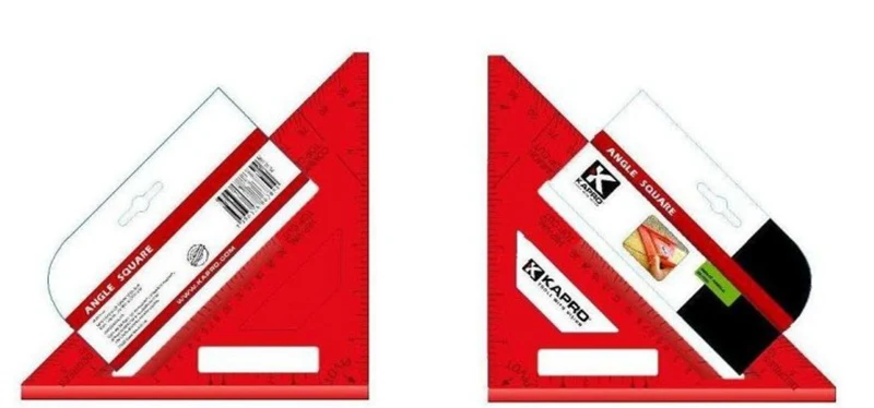 KAPRO многофункциональные прямоугольные фотообои 45 градусов красный цвет|tool board|ruler