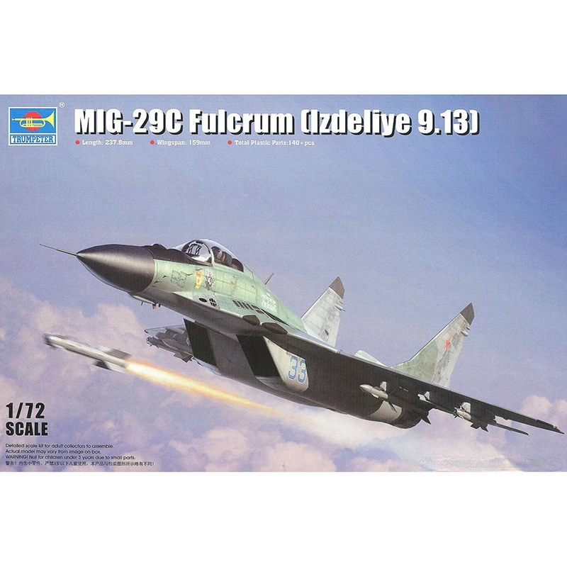 Модель 3D trumpeter 1/72 модель Fulcrum(lzdeliye 01675) хобби 9 13|Наборы для сборки моделей| |