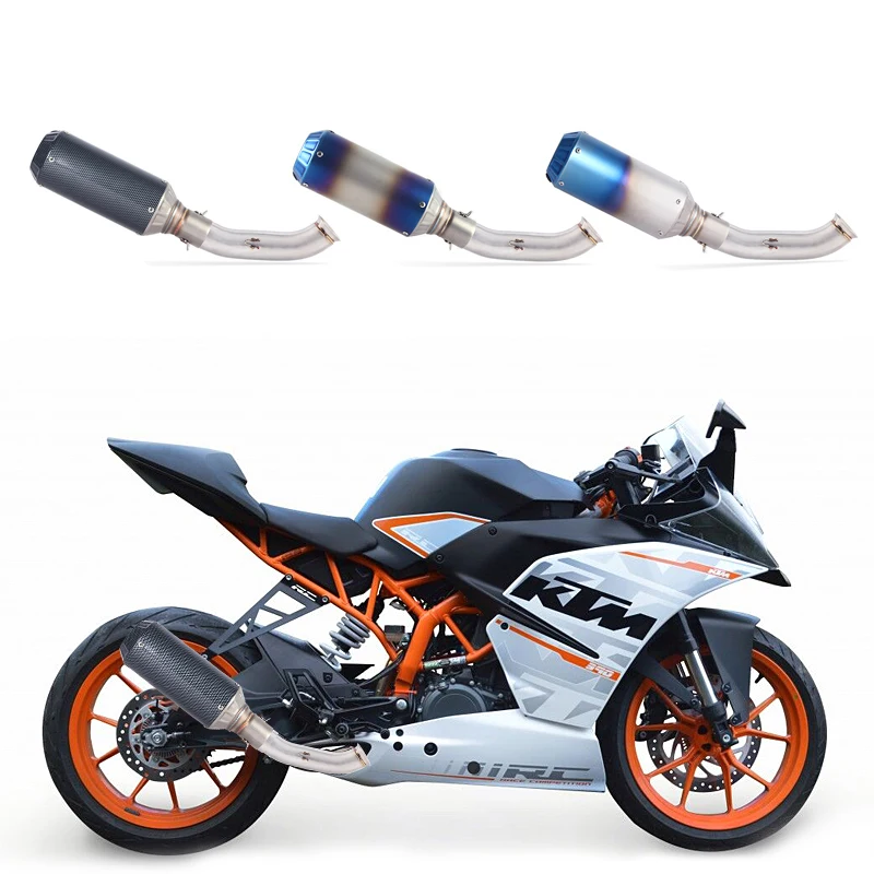 Глушитель выхлопной трубы для мотоцикла средний глушитель DUKE 390 250 125 RC RC390 2016 2017