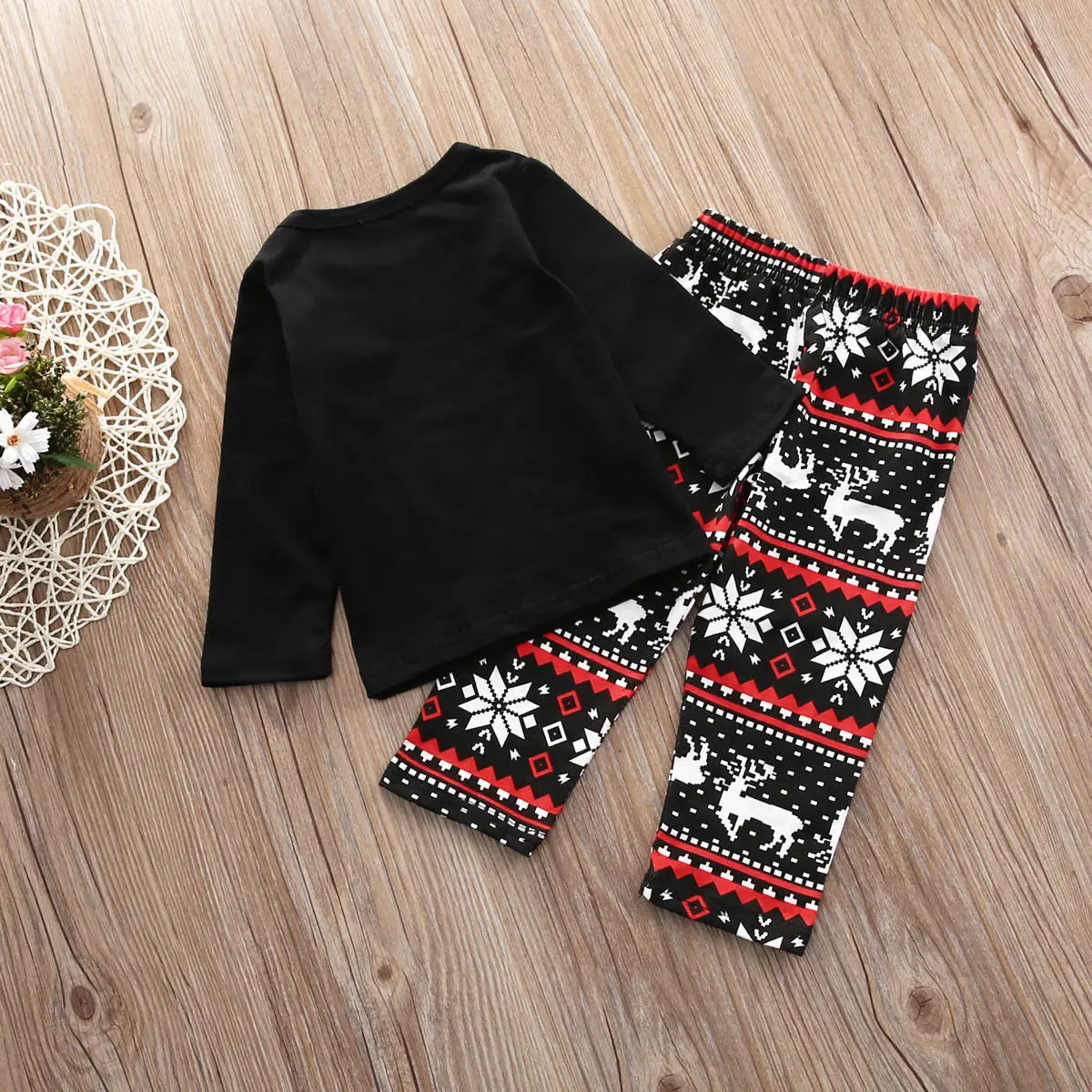 2 шт. длинные футболки и штаны для девочек|girls outfits|baby girl outfitclothes set |