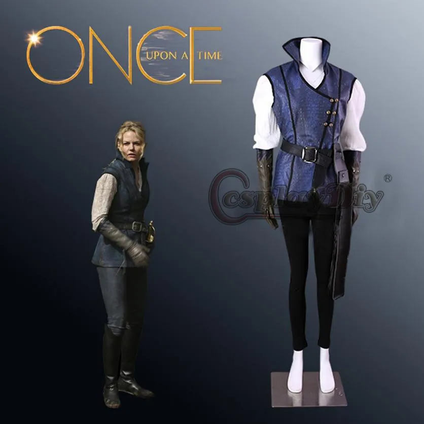 Косплей "сделай сам", "Once Upon a Time", сезон 4, "Эмма Лебедь", косплей, костюм для взрослых, женские костюмы на Хэллоуин, наряд на заказ, J5