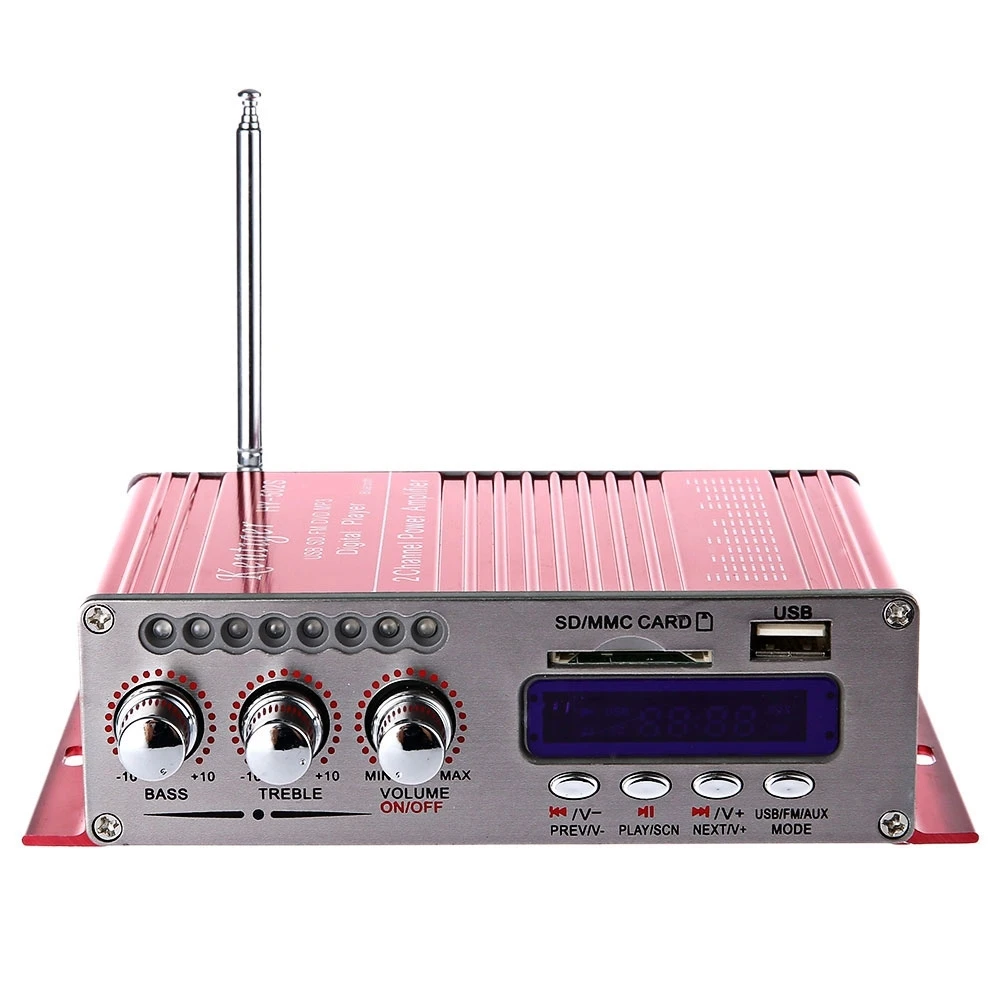 HY 502S 2CH Bluetooth Hi Fi супер бас выходная мощность стерео усилитель с пультом