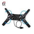 USB Вентилятор Кулер LED Мини Осьминог ПК портативный складной двойной кулер охлаждающая подставка складной кулер для компьютера охлаждающая подставка