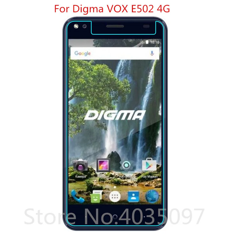 Закаленное стекло премиум класса 9H для Digma VOX E502 4G защита экрана закаленная