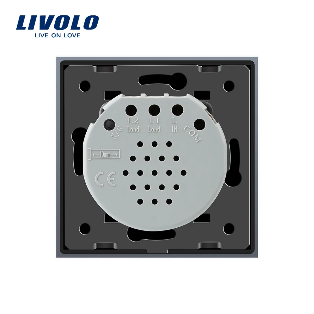 

Livolo EU Standard Switch, Eu Standards AC 220~250V Remote& Dimmer Wall Light Switch,VL-C701DR-1/2/5