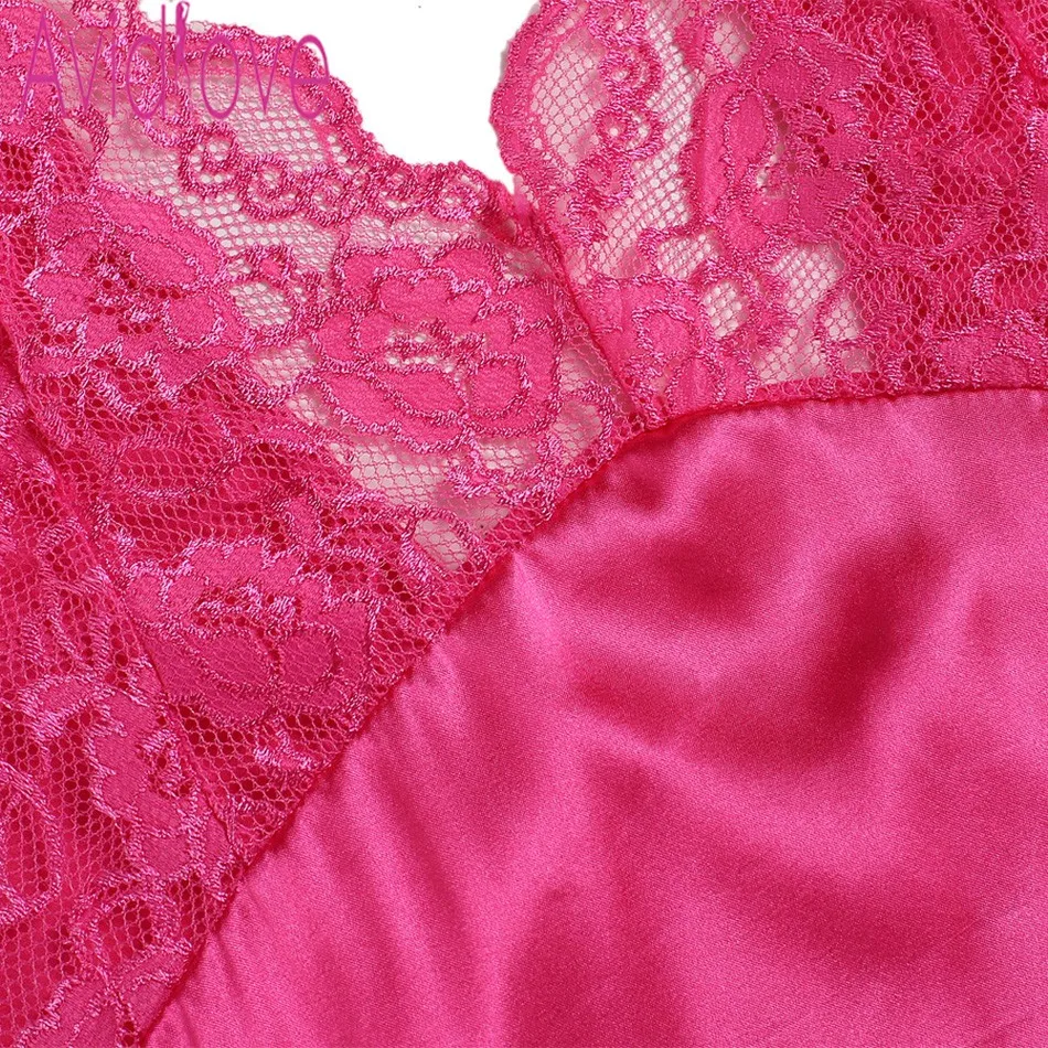 Avidlove сексуальная ночная рубашка с пятнами Женская кружевная сексуальное нижнее