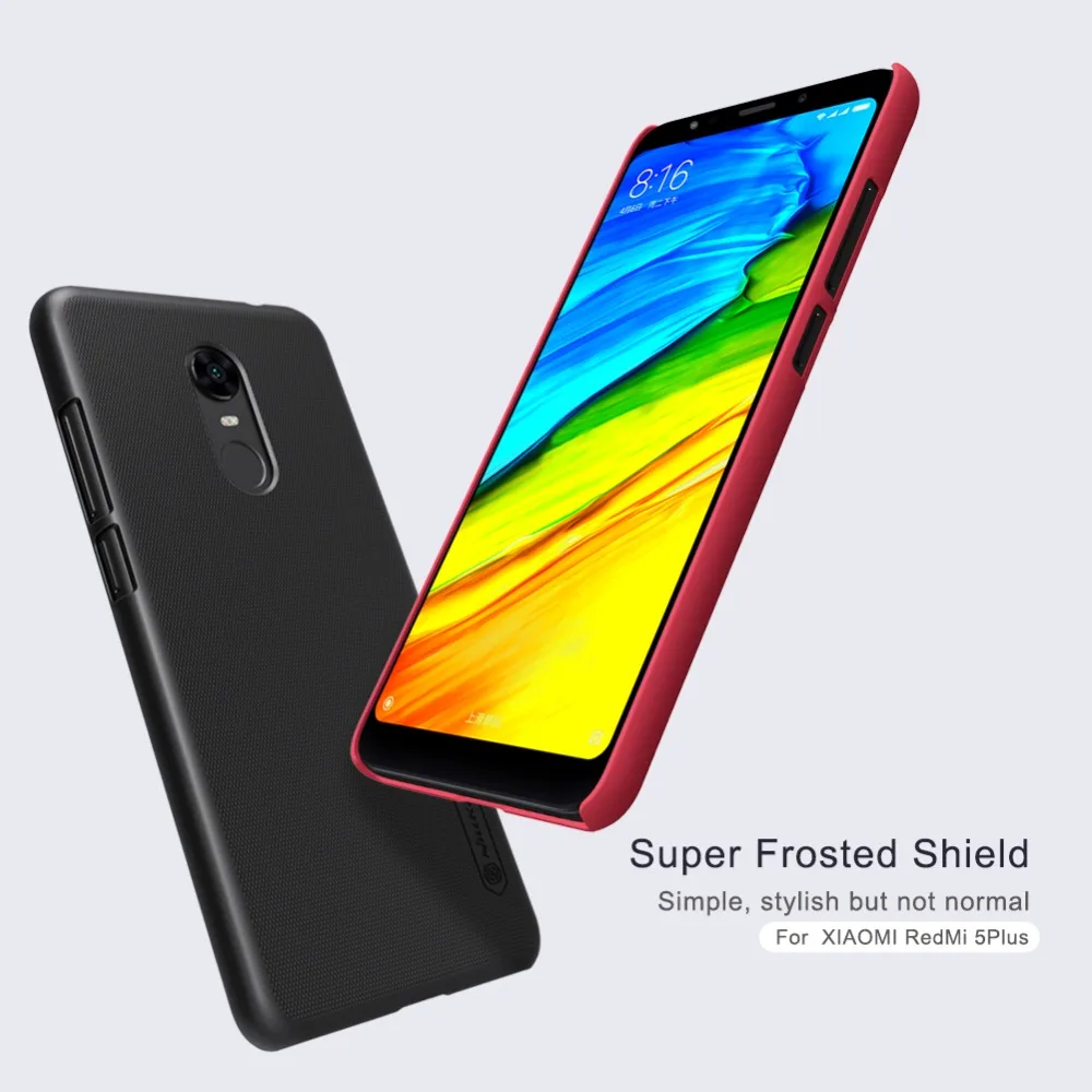 for Xiaomi Redmi Note 5 Indian version cover Case NILLKIN Super Frosted Shield matte hard back case note Int'l |