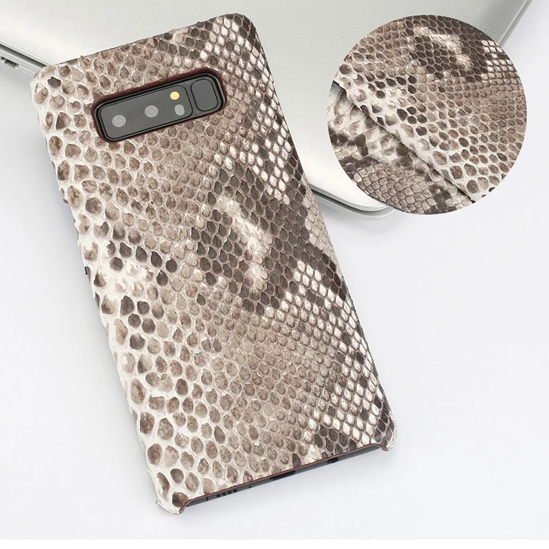 Чехол из натуральной кожи питона для телефона Samsung s10E S21 Ultra S20 FE S8 S9 S10 Plus M31 A52 A50 A72 a71