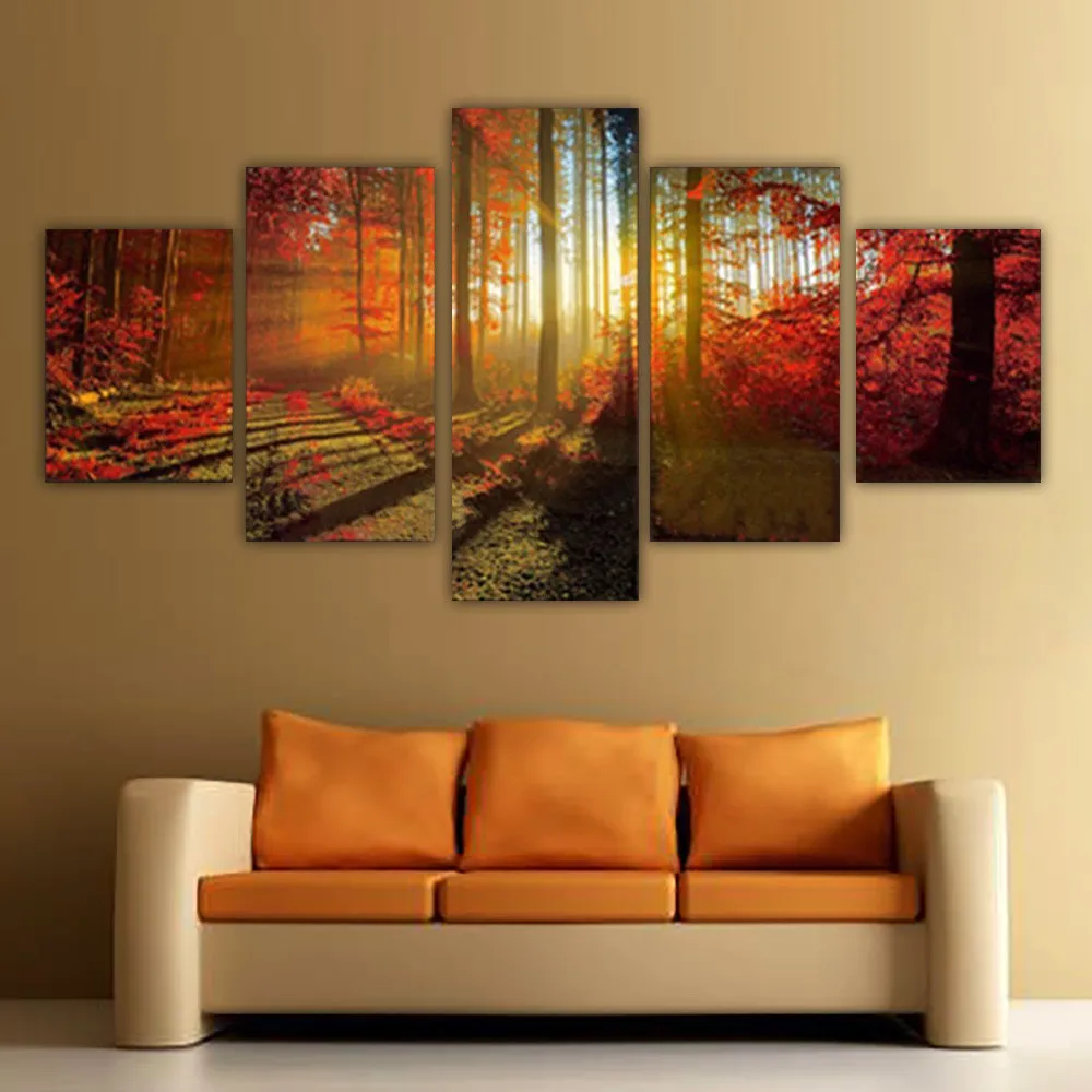 Настенная живопись Висячие картины без рамки современное искусство картина