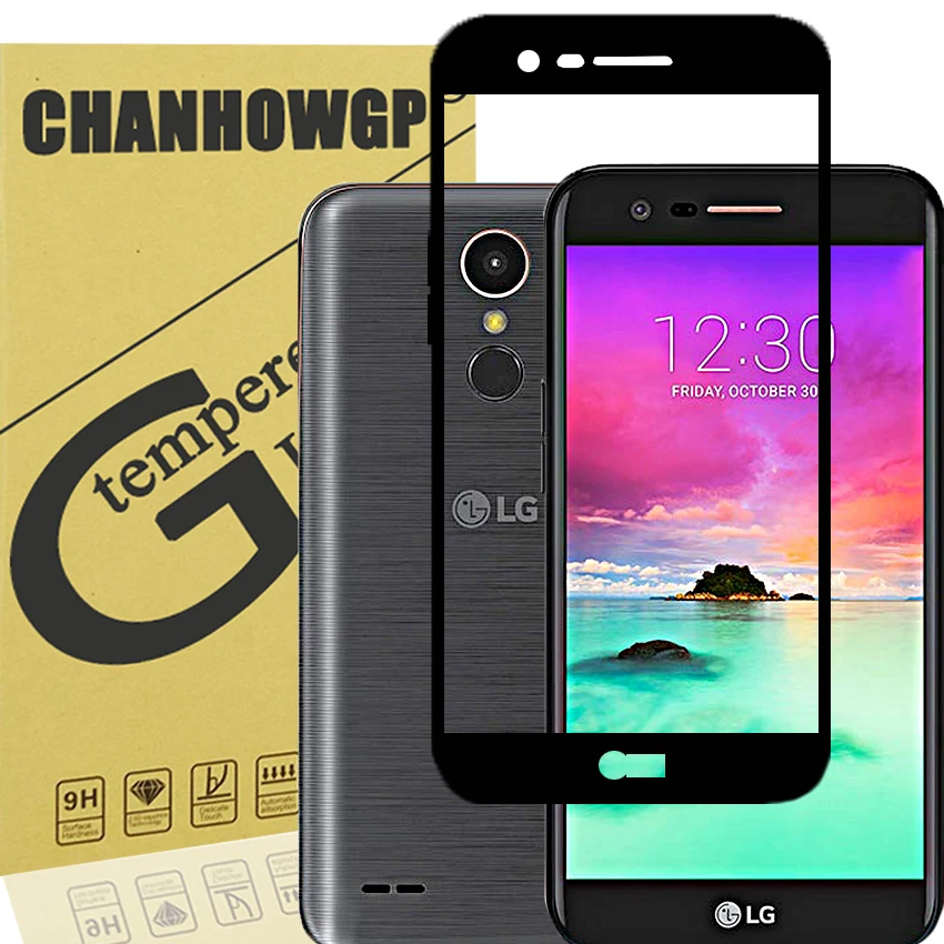 Полностью закаленное стекло для LG K10 2017 X400 M250N LTE K420N K430DS защита экрана на K20 Plus TP260 V