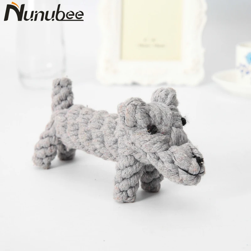 Nunubee игрушка для домашних животных плетеная собачья форма игрушки собак