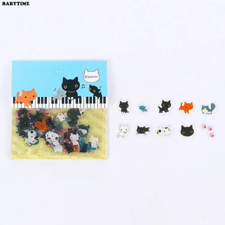 160 шт./2 упаковки Симпатичные Rilakkuma дневник Стикеры Kawaii Наклейки для детей