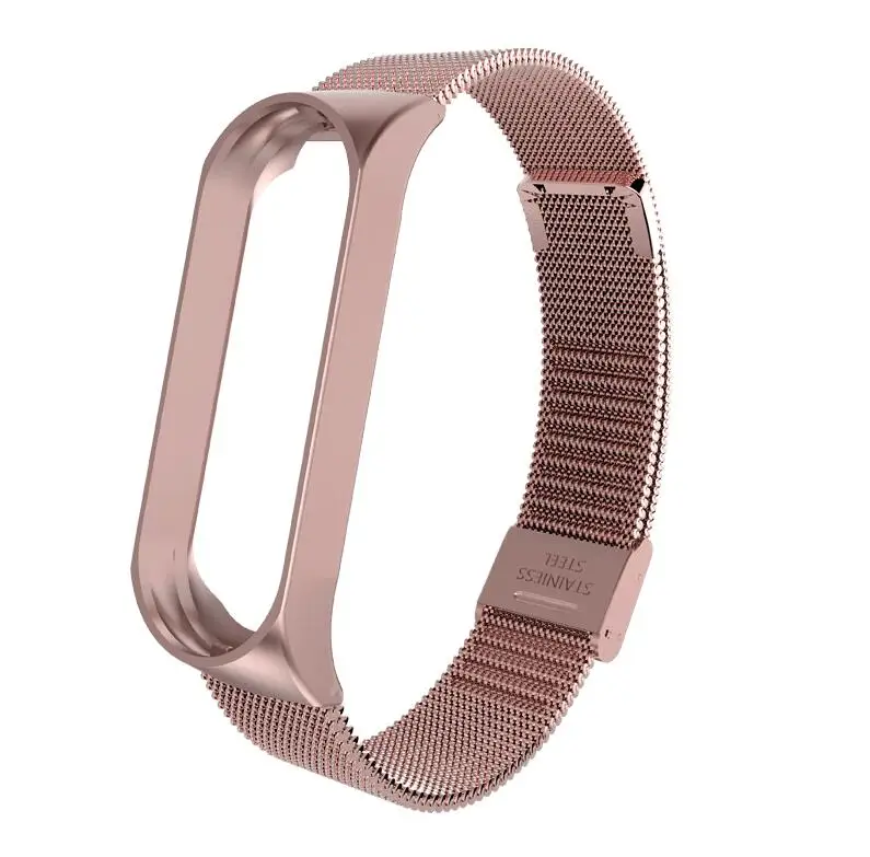 Для mi band 4 3 металлический ремешок браслет для Xiaomi mi Band 3 4 Безвинтовой mi Band 4 3 браслет mi Band браслет на запястье умный браслет 4 Сталь