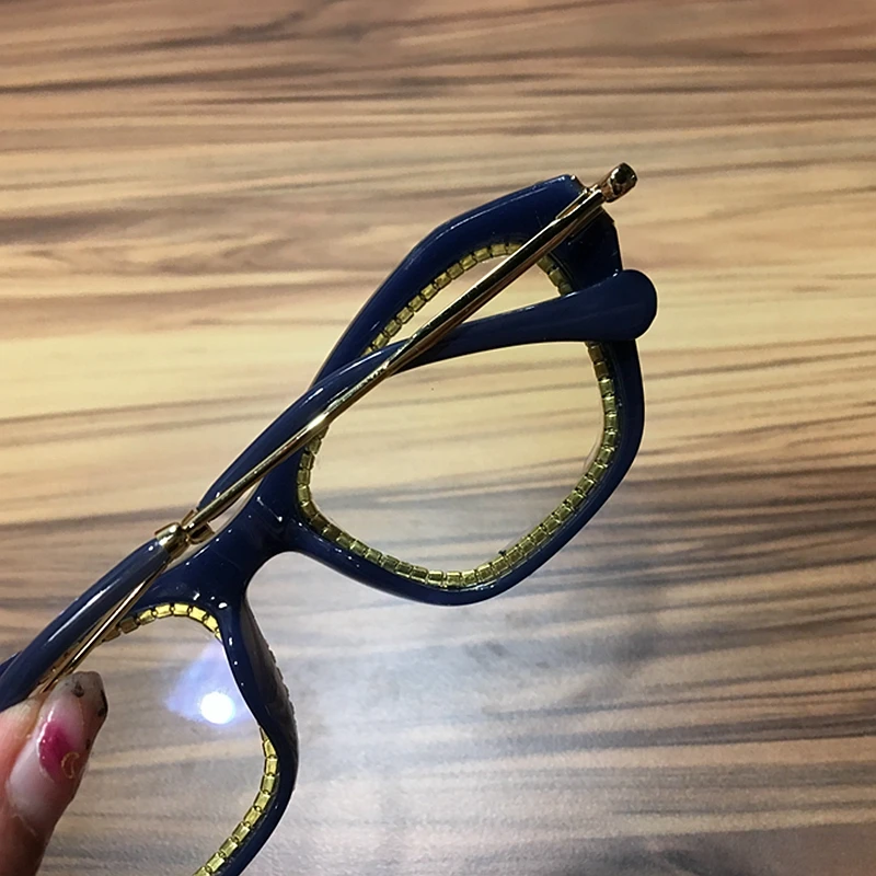 sunglasses women Sexy Cat eye glasses Fashion vintage clear lens sun glasses Luxury Ladies plain glasses