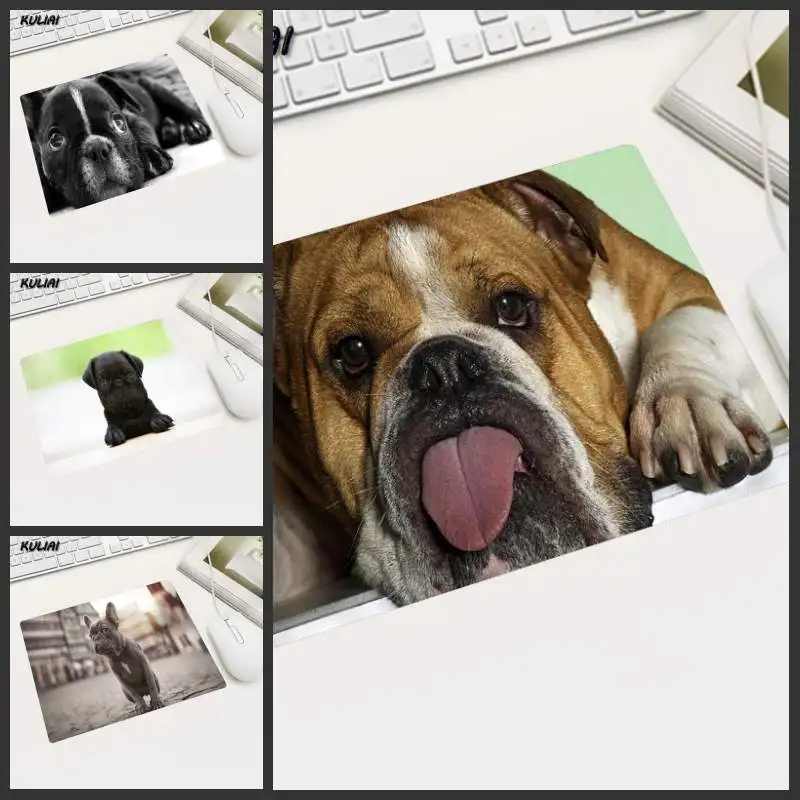 Подарочный коврик XGZ, забавный щенок, пользовательский коврик для мыши, компьютерный коврик для ноутбука, аниме, круглые коврики для мыши, 18x22 см, 20x25 см, 25x29 см, толщина 2 мм